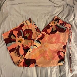 Adrianna Papell Multicolor Floral Wide Leg Pants